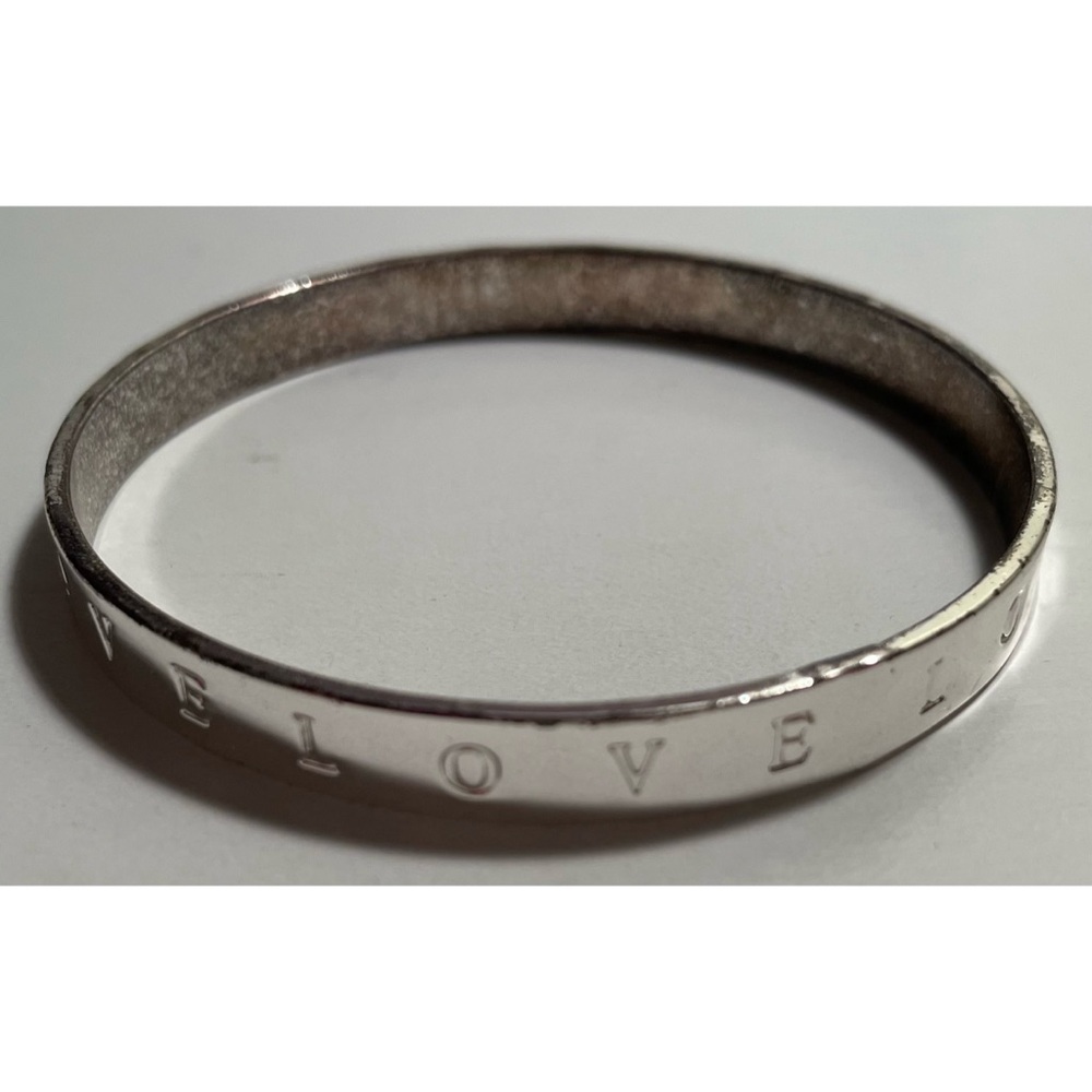 LOVE Bangle-Silver